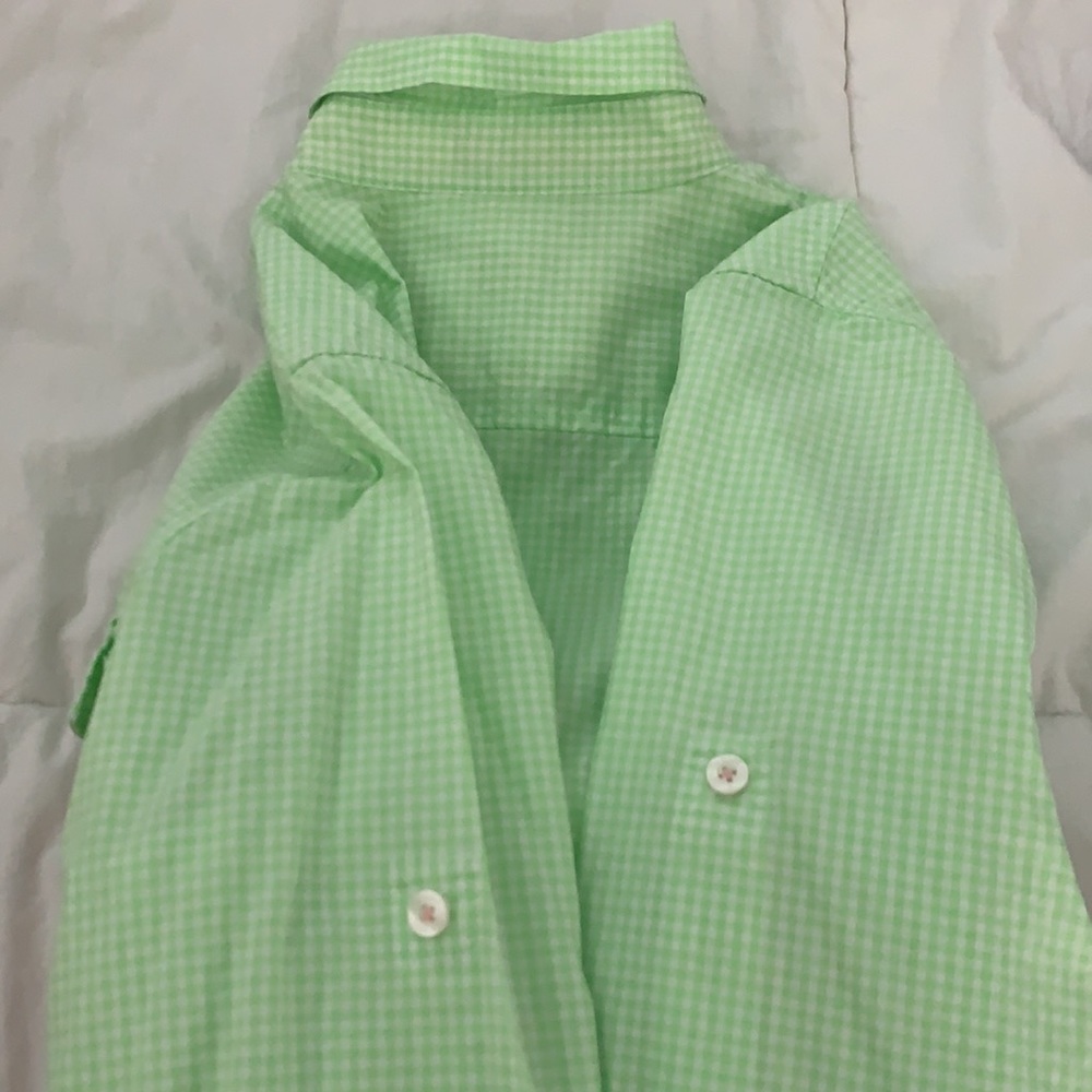 Lilly Pulitzer Gingham Button Down Top - image 8